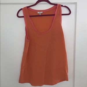 Joie silk coral shirt